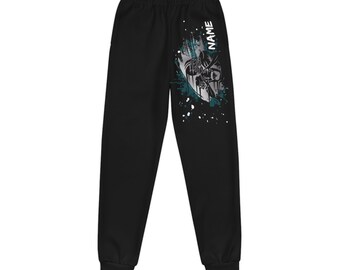 Personalized Football Youth Joggers, children's sweatpants, youth sweatpants, kids pants