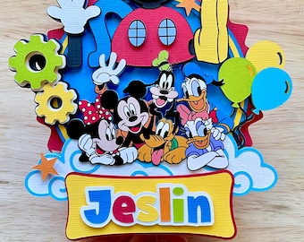 Mouse Club House Cake Topper. Club House & Friends Cake Decoration