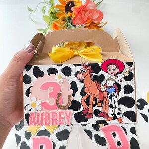 Jessie Cowgirl Party Favor Treats Boxes