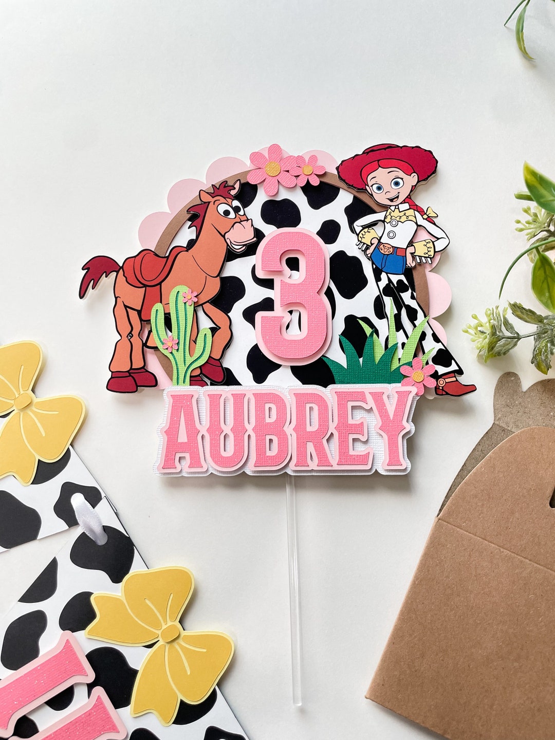 Wordjesse Topper Jessie Cowgirl Cake Topper - Etsy