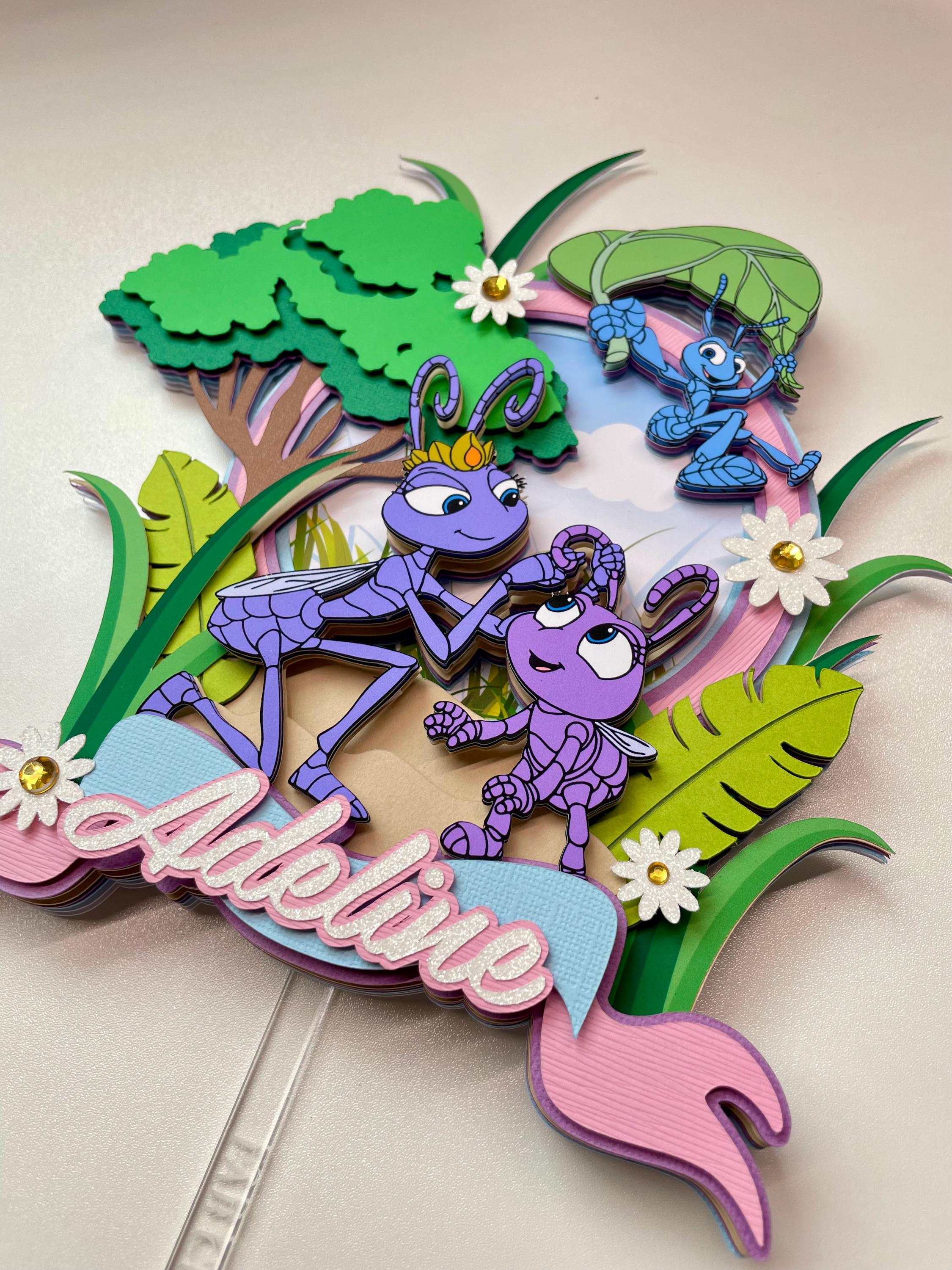 A Bug's Life Cake Topper, Ants Cake Topper, Bugs Theme Party Decor - Etsy