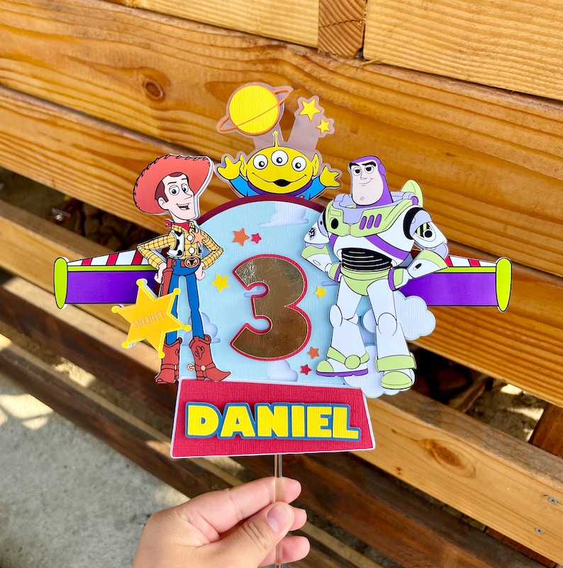 Toy Story Cake Topper Buzz Lightyear Cake Topper Woody and Etsy Toy Story Cake Topper Buzz Lightyear Cake Topper Woody and Etsy