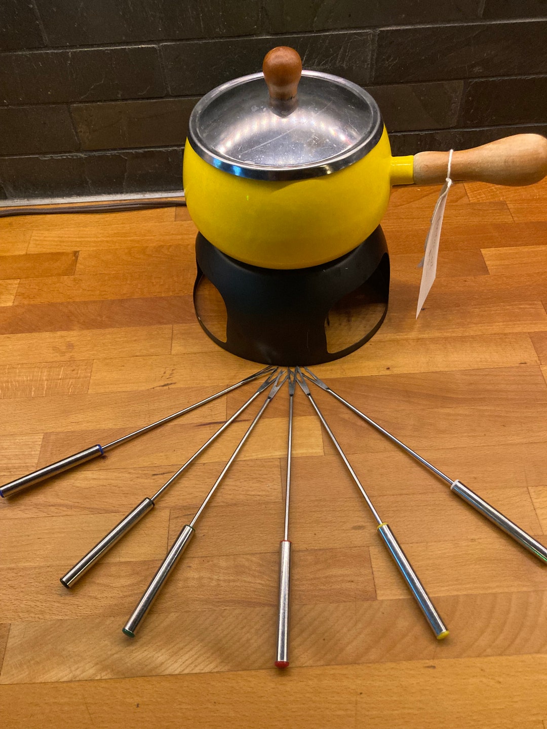 Real Vintage Fondue Set Etsy