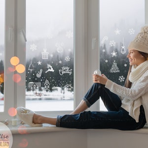 Printable A4 Size Christmas Window Decorations Bundle With Christmas ...
