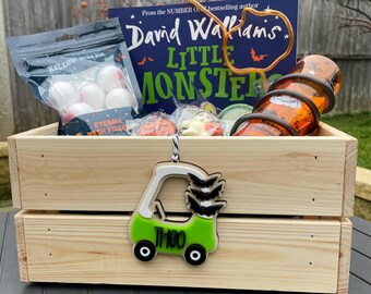 Personalised Car Halloween Tag, Boo Basket Tag, Halloween Crate Tag