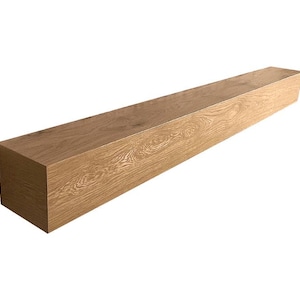 White Oak Fireplace Mantel