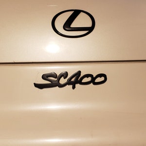 Sc400/Sc300  Emblem In Supra Font
