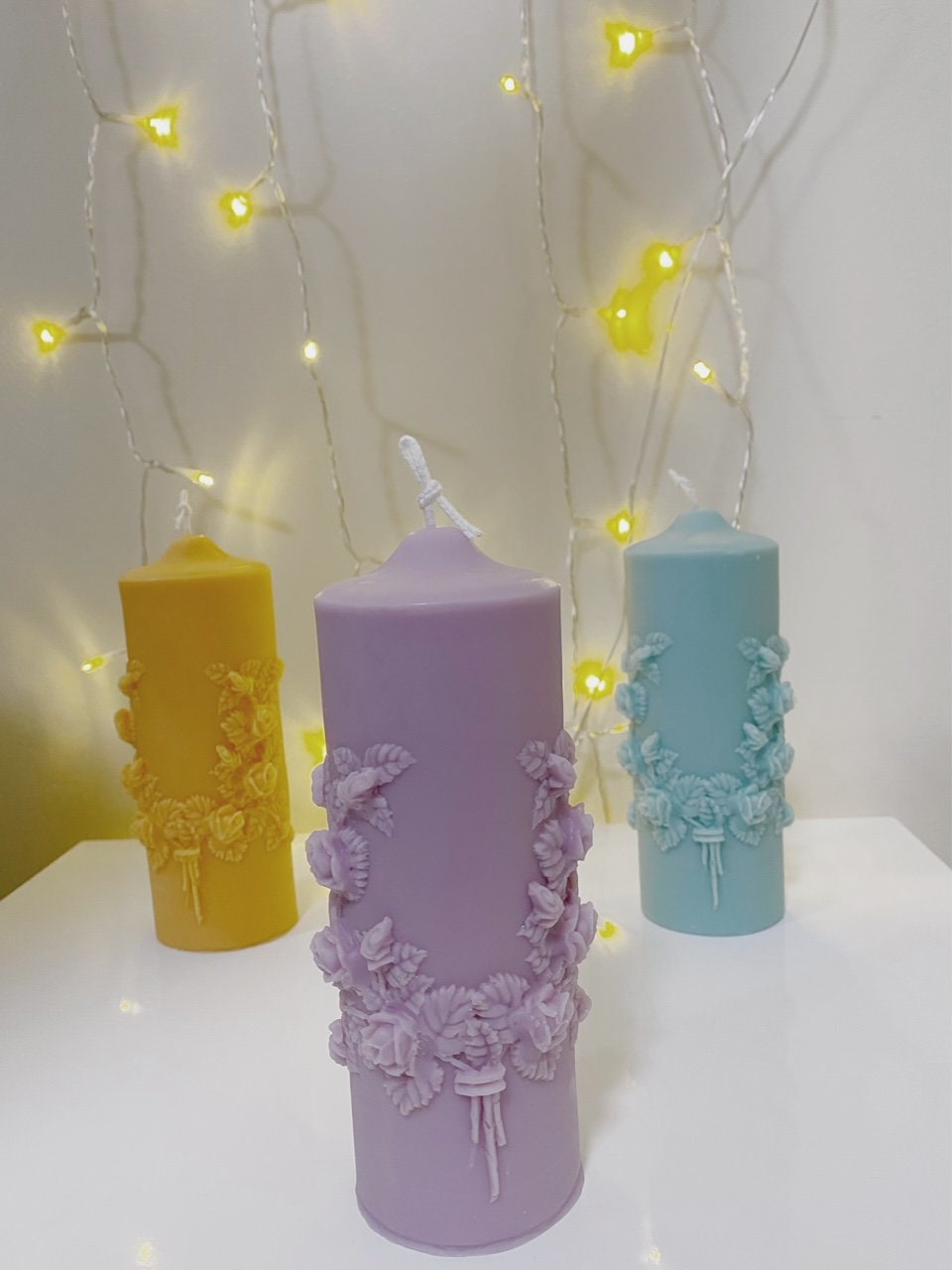 Handmade Soy Pillar Candle Clean Burning Candle Best Candle Etsy