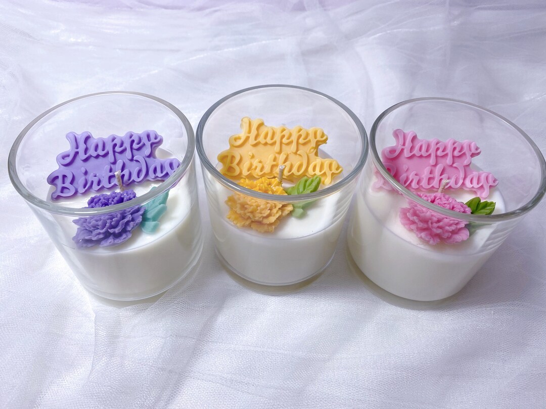 Happy Birthday Candle Special Birthday Candle Gift Handmade Etsy