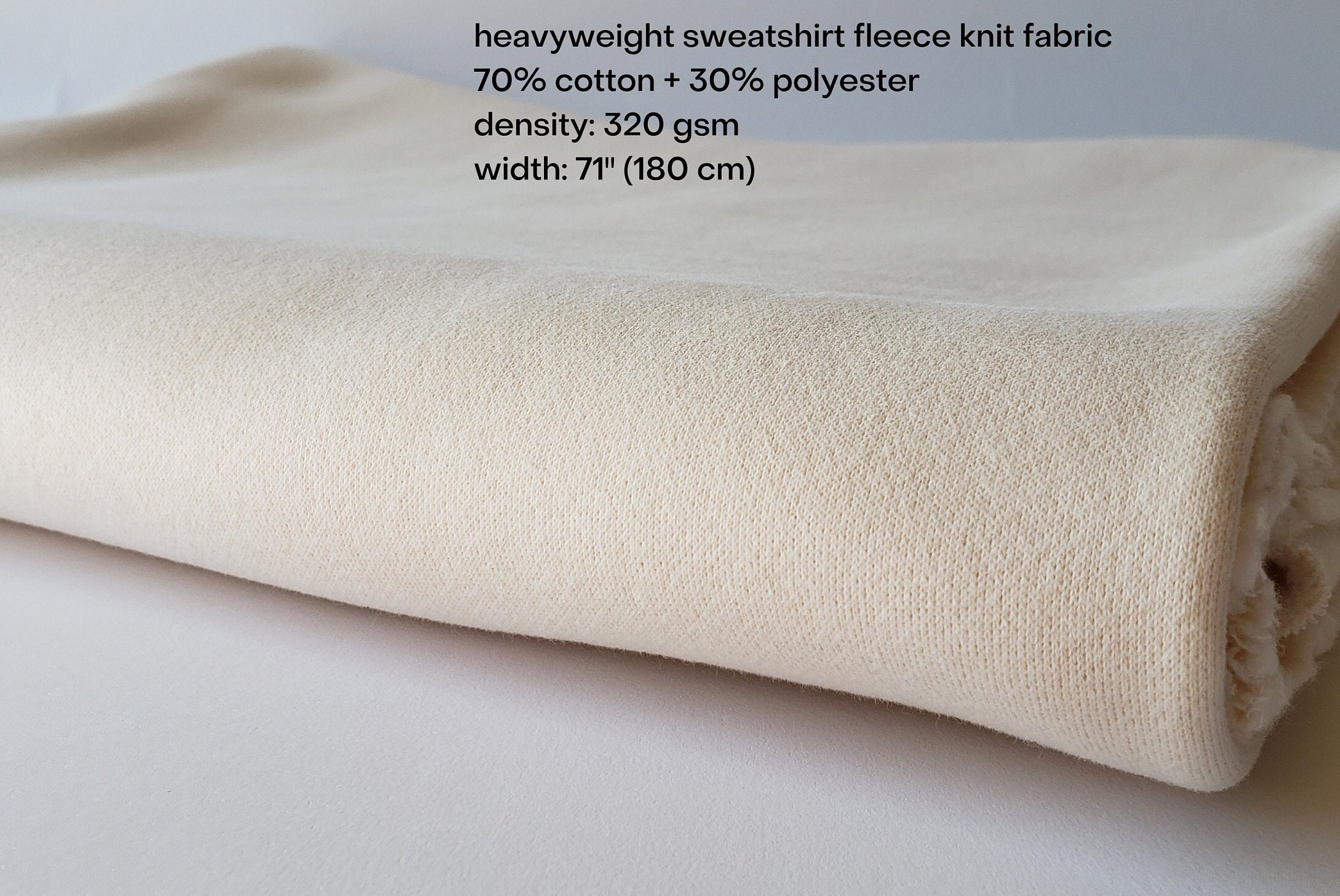 Heavy weight cheap sweater knit fabric