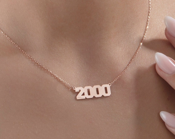 Gifts For Mother's Day, 14K Gold Special Date Necklaces, Personalized Gifts, 18K Gold Luck Number Pendants, Children's Birth Date Necklaces