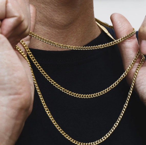 3mm Micro Cuban Link Chain - Etsy