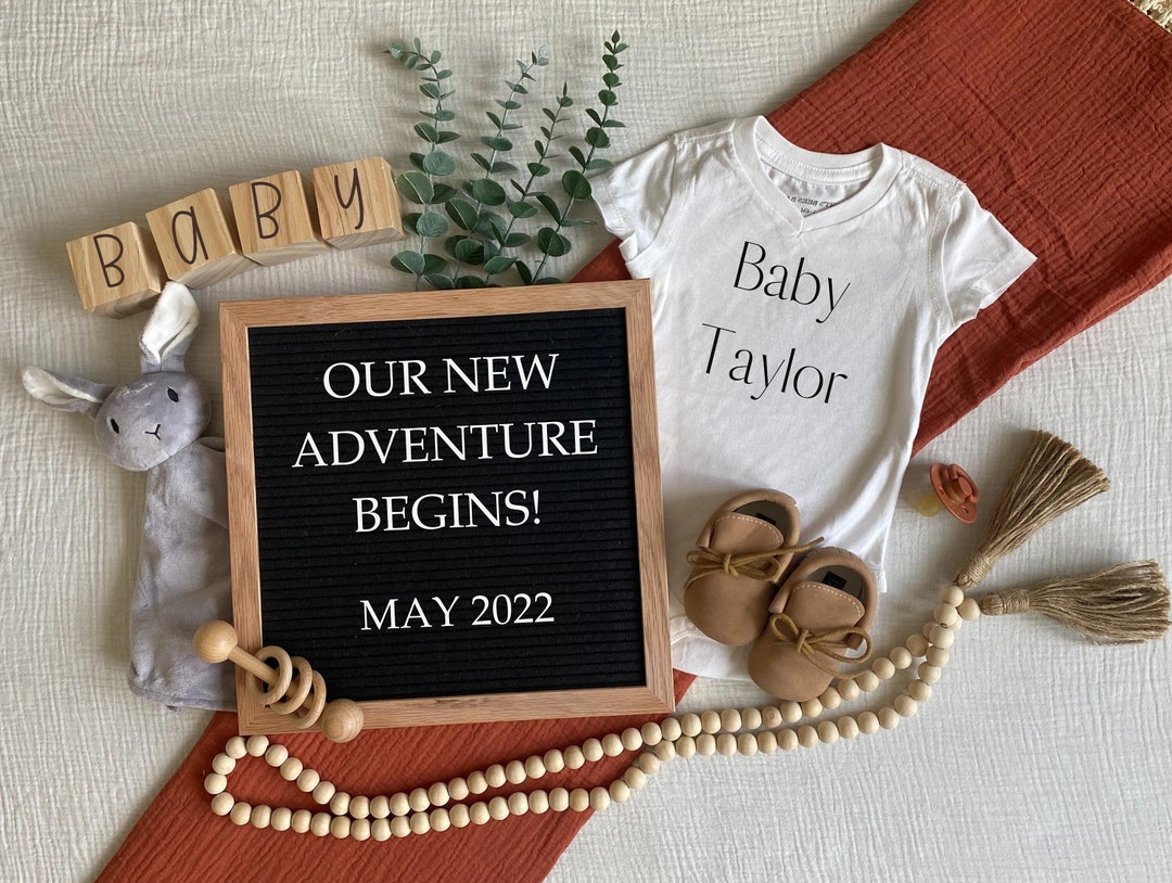 Digital Pregnancy Announcement Pregnancy Reveal Social Etsy