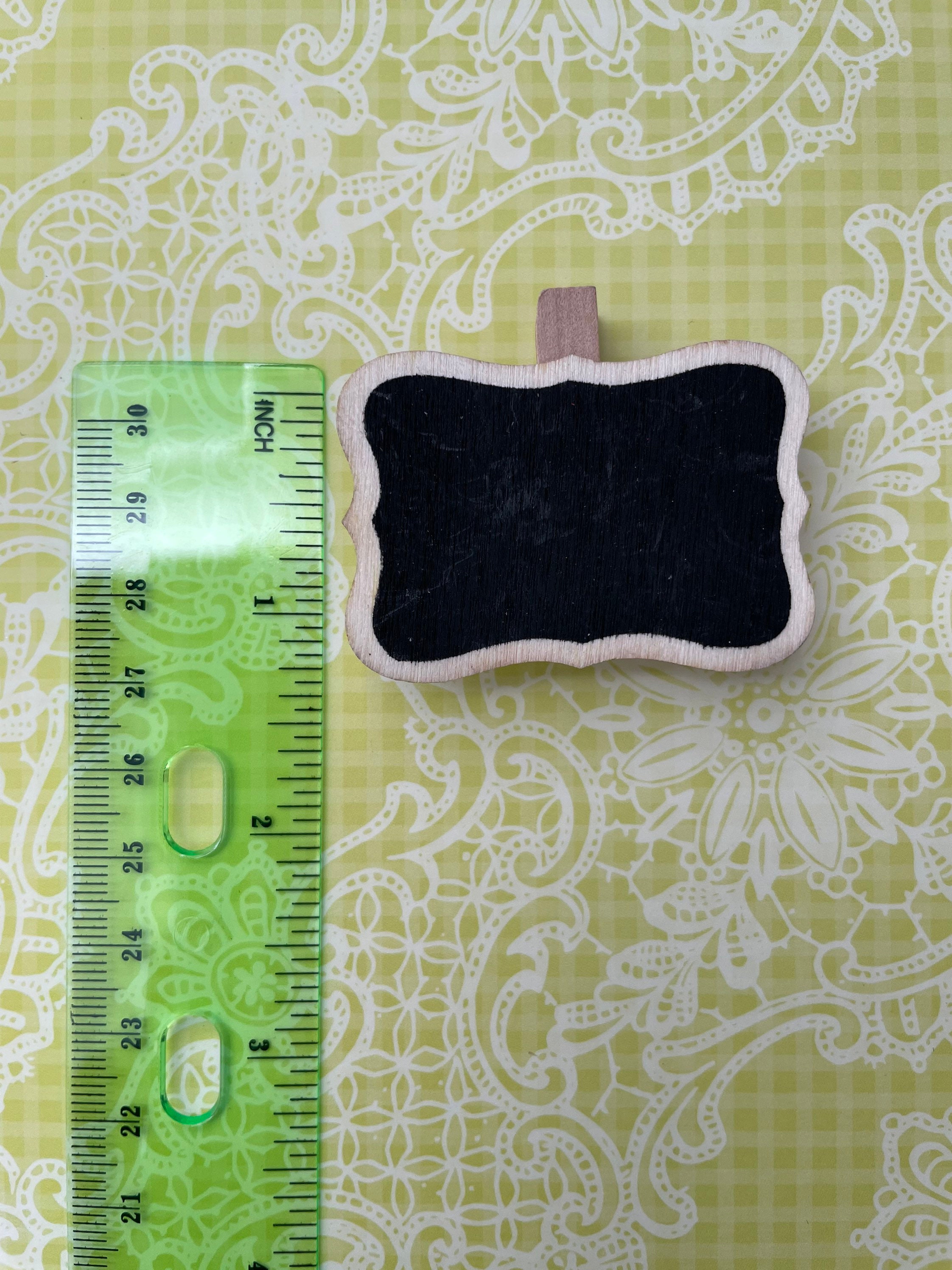 Mini Chalkboard Small Chalkboard Clothespins With Chalk Etsy