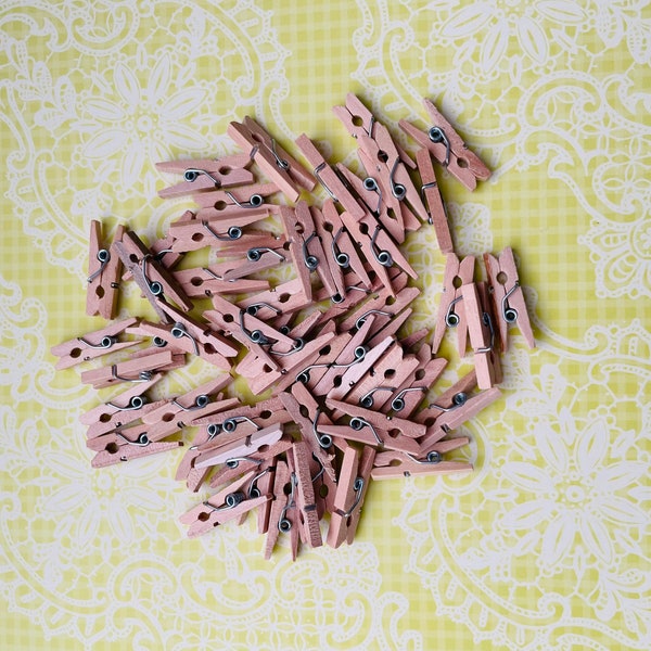 Mini Clothes Pins Etsy