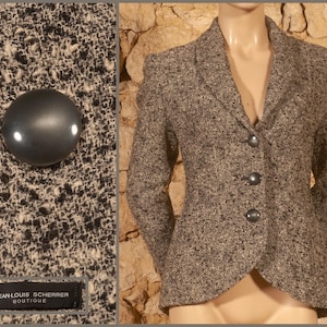 Veste En Soie Imprimée Multicolore Jean Louis Sherrer - Taille 44 IT, Occasion Très Bon état