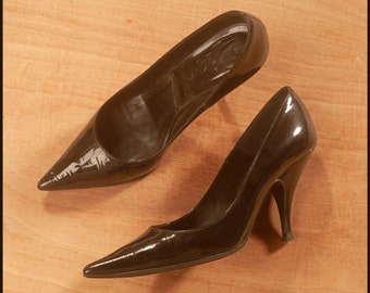 Dior - 80er Jahre Stiletto Pumps / Schuhe Pumps / Schuhe - Größe US 5 1/2 - Eur 35 1/2