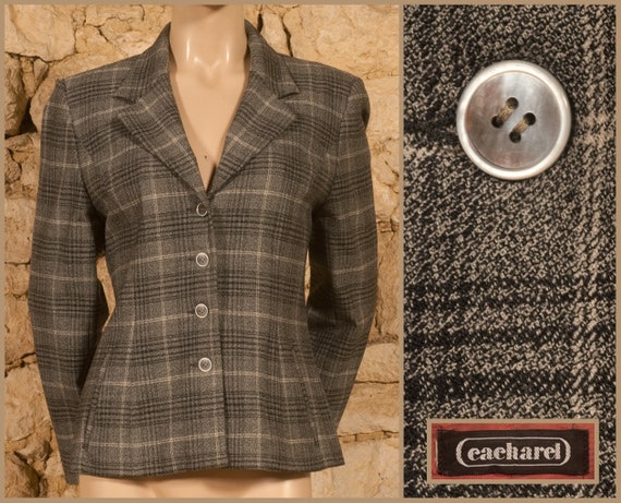 'CACHAREL' Vintage Jacket-UK 10/US 6/FR 38 