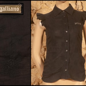 Galliano - Chemise années 2000 (taille US4, UK8, FR36, D34, IT40)