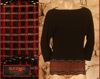 Vintage CHRISTIAN LACROIX Iconic Jewelled Cross Print Tank Top - Etsy