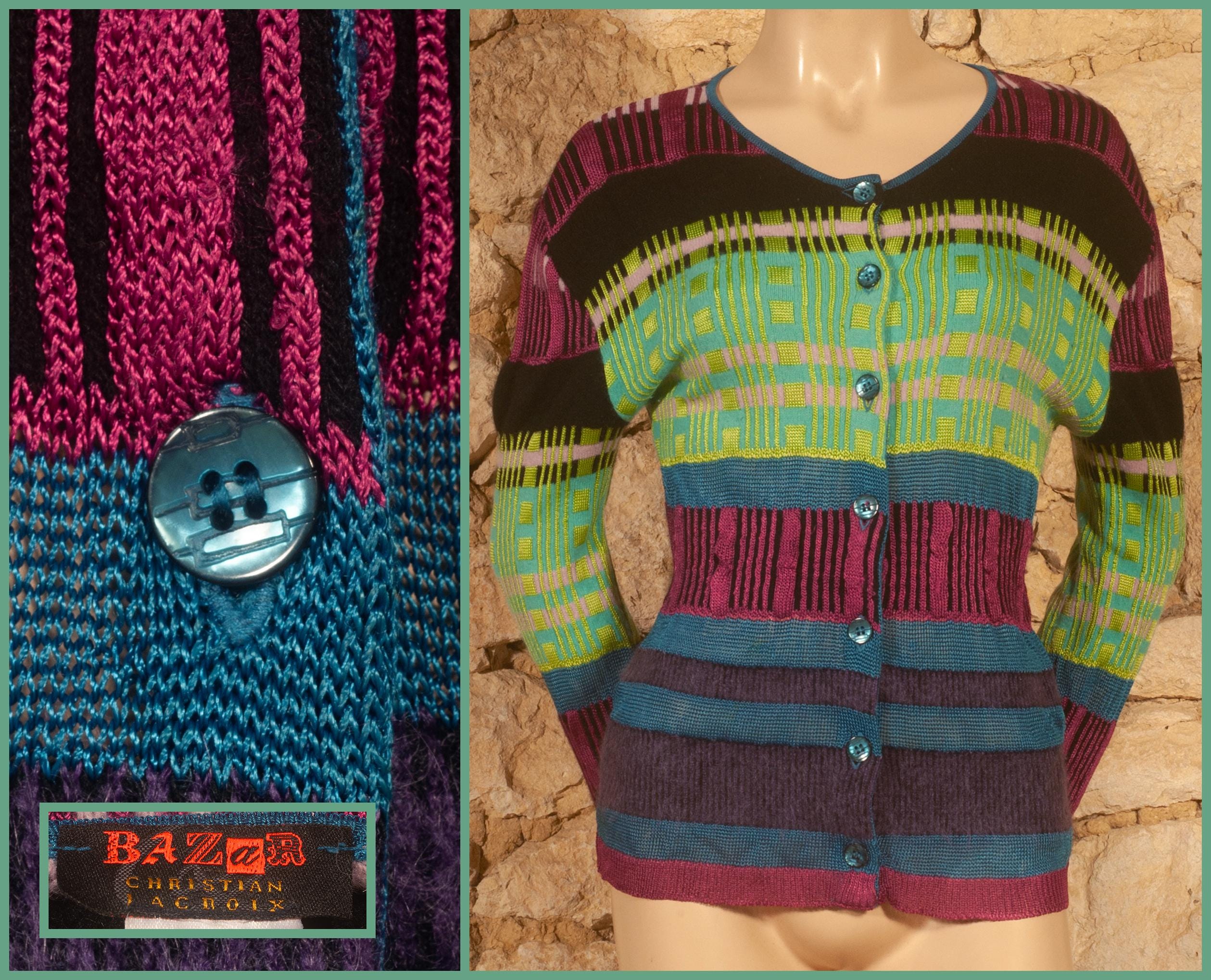 Christian Lacroix Bazar Knit - Etsy