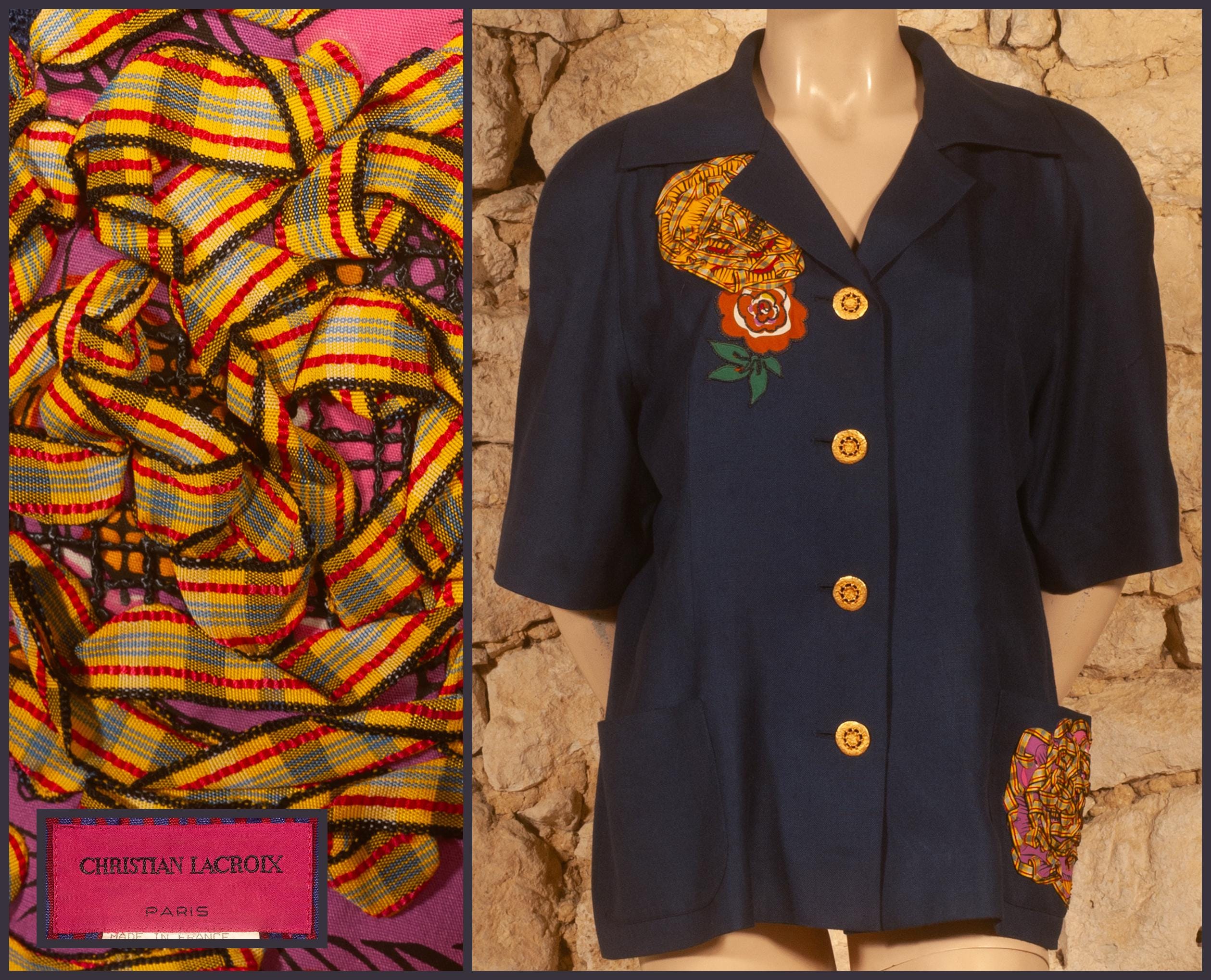 Christian Lacroix, Christian Lacroix - Paris - 90s Evening Jacket (size US10, UK14, FR42, D40, IT46)