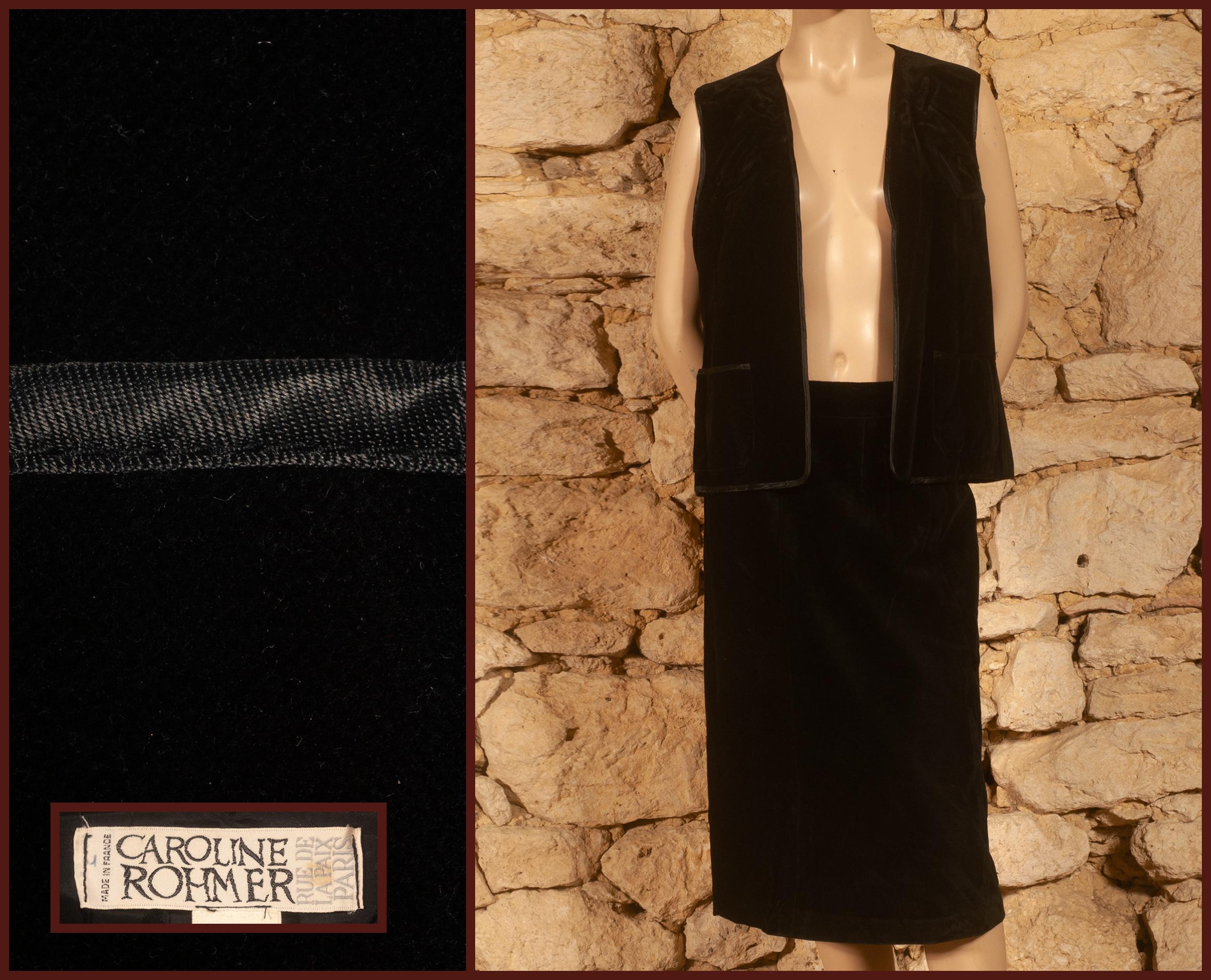 CROLINE ROHMER ジャケット スカート USED品