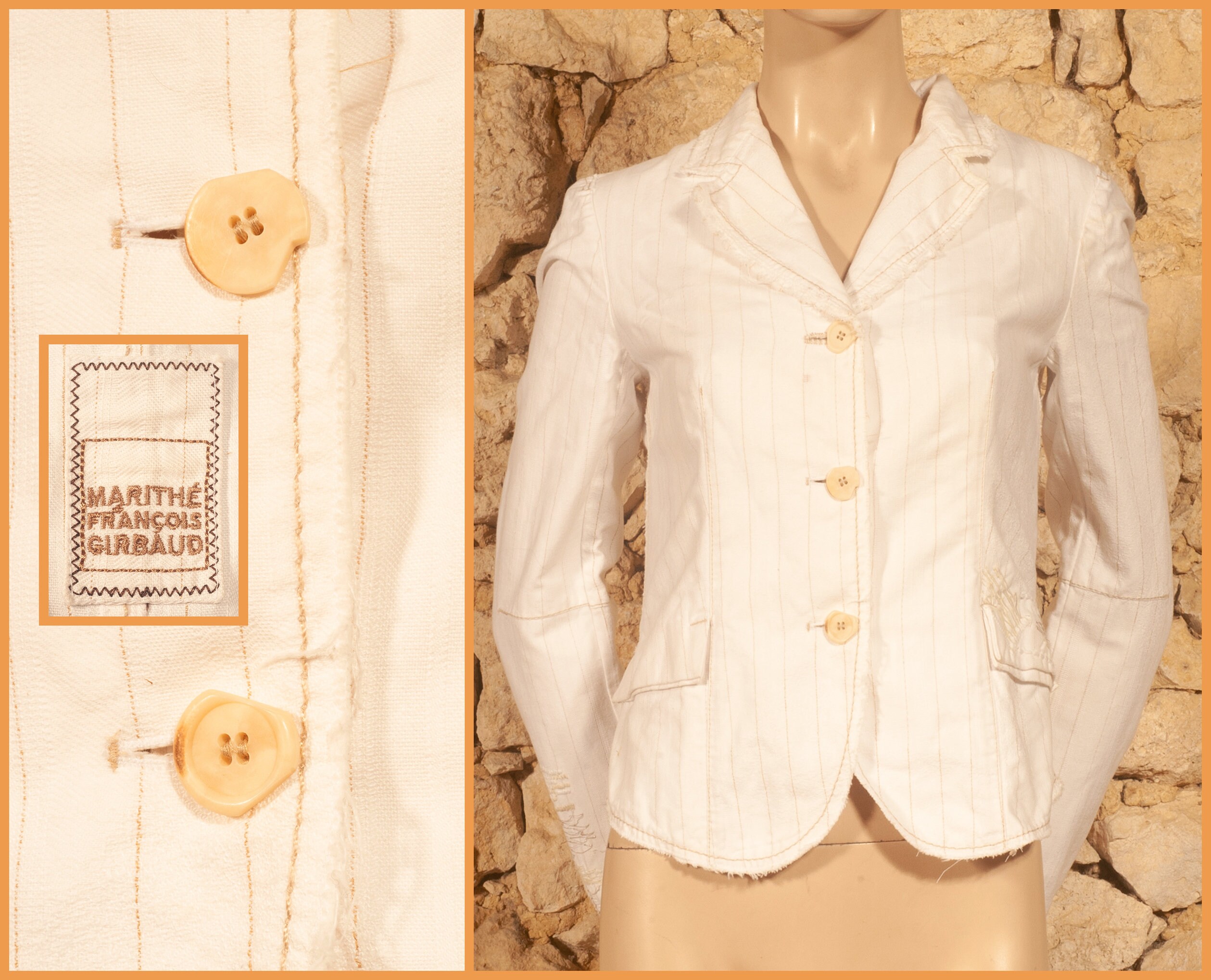 Marithe Et Francois Girbaud - 90s Jacket (size UK8, US4
