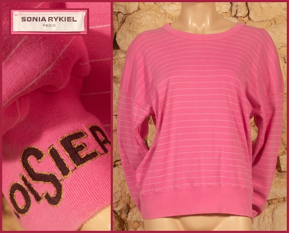 Sonia Rykiel, Sonia Rykiel - Paris - Vintage 90s Sweatshirt - size: FR42, UK14, US10, D40, IT46)
