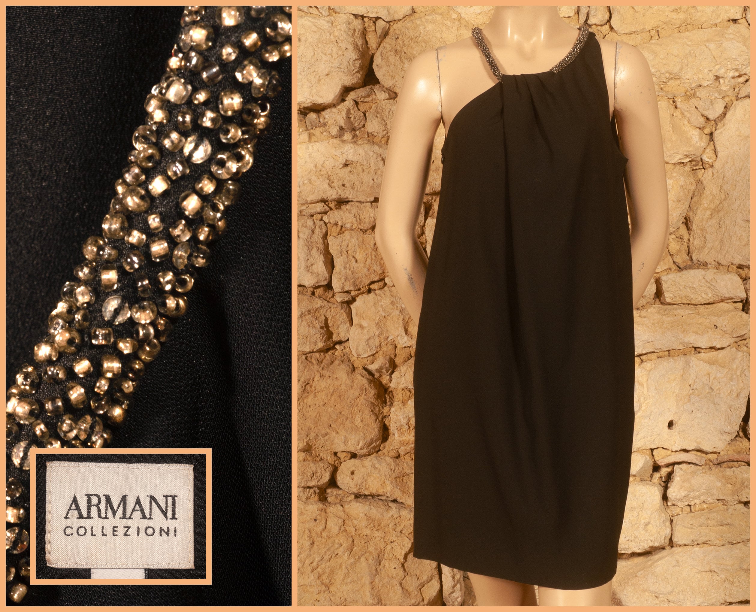 Armani Jeans - 00s Evening Dress (size US6, UK10, FR38, D36 IT42)