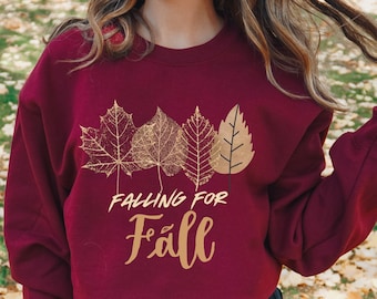 Fall season sweatshirt gift for fall lover autumn tree leaves thanksgiving shirt nature lover gift for mom gardening gifts plant lady shirt