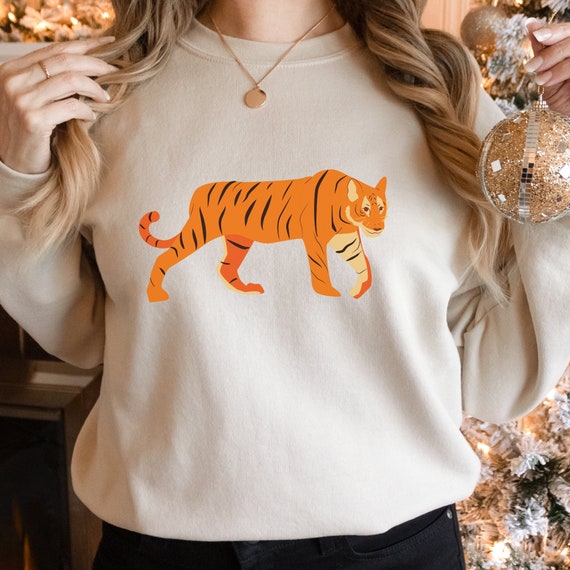 tiger face sweatshirt