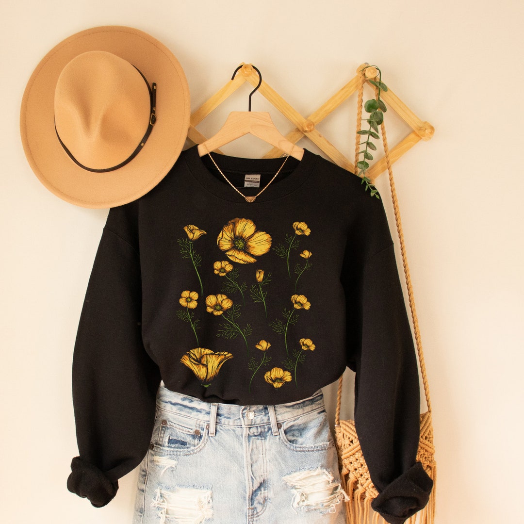 Poodle Botanist Flower Sweatshirt