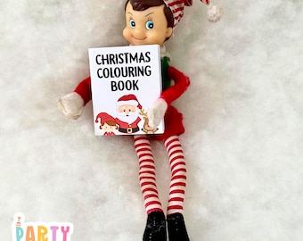 Christmas GIRL Elf Mini Joke Book Elf Prop Elf Antics