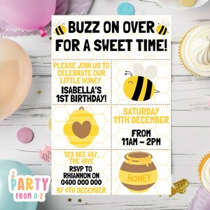 Kids Birthday Party Invites Boys Girls Theme Digital Edit in Canva BEE