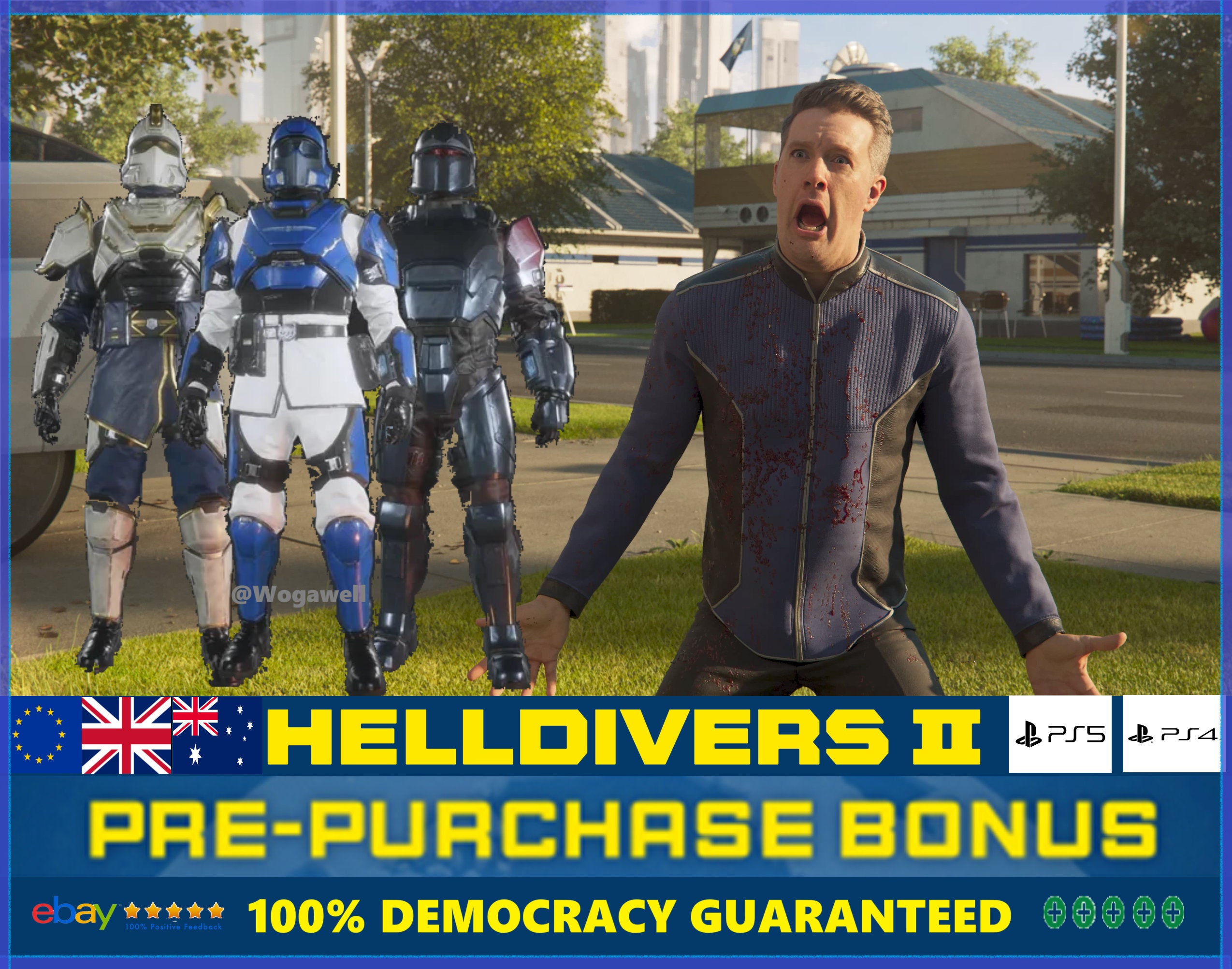 Helldivers 2 Preorder Bonus Code UK/EU/AU PS4/PS5 Rapid Dispatch Etsy UK