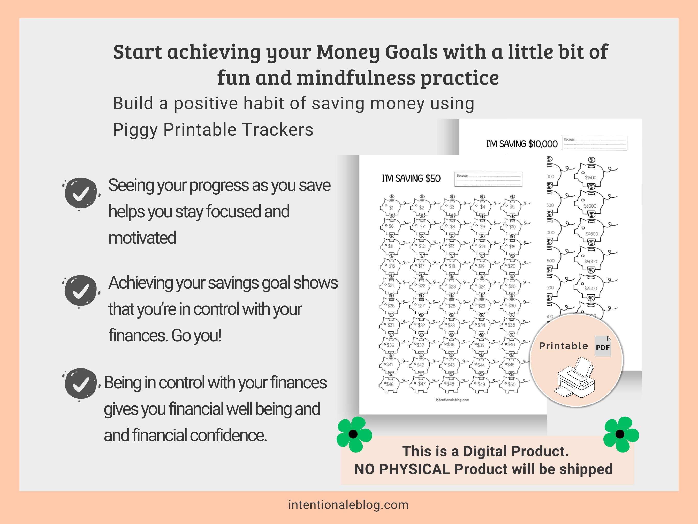 Saving Tracker Printable Savings Challenge Money Savings - Etsy