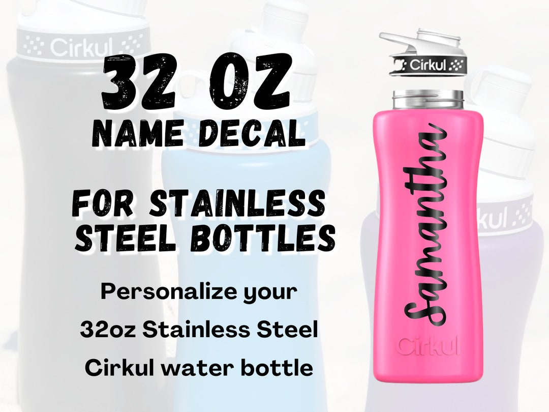 Cirkul - Send them back to school in style with a customized Cirkul bottle  that is personalized just for them. They can have their name, nickname,  photo, favorite hobby, motto, and more
