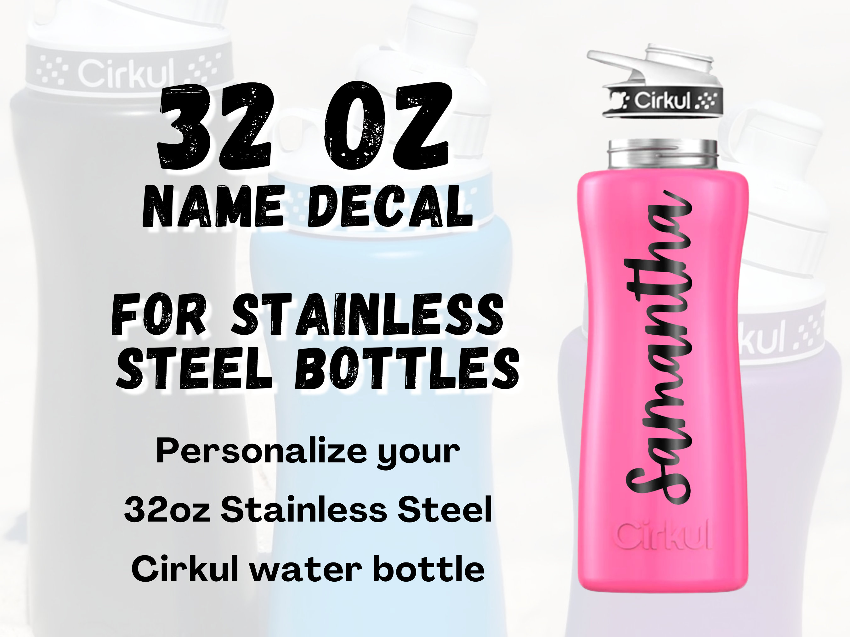 How To Order a Cirkul Custom Stainless-Steel Bottle