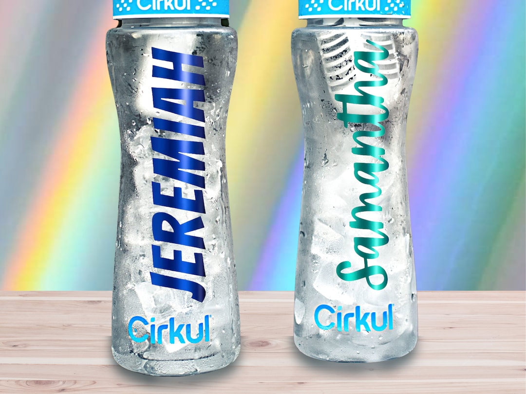 Stainless Steel Cirkul 32oz Vinyl Name Decal, Personalize Your Cirkul Water  Bottle, Quality Permanent Vinyl Sticker, Water Resistant Label 