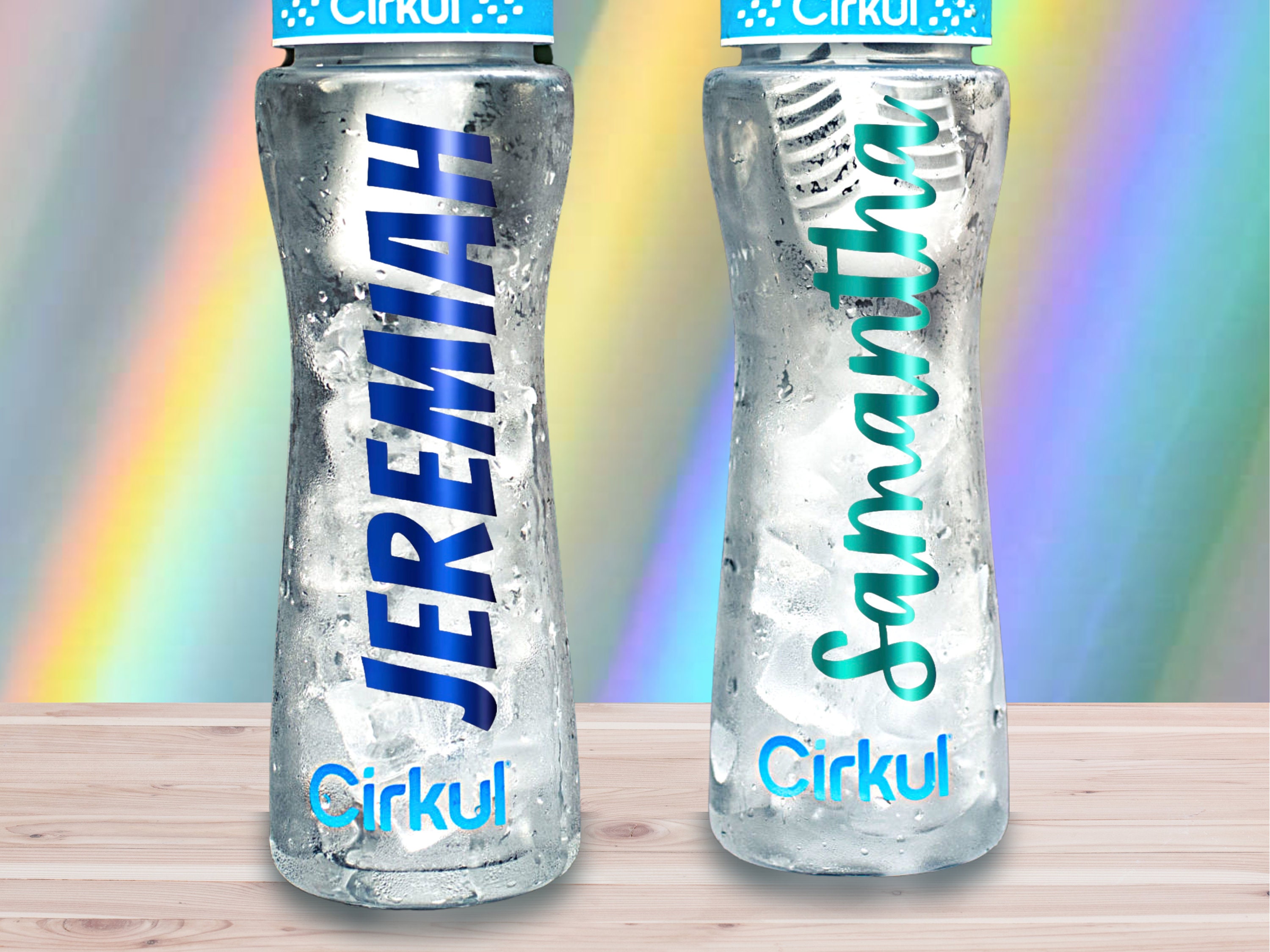 Name Label for Cirkul Bottle 22oz Stainless Steel, Personalize