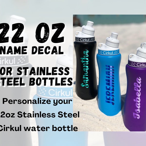 Cirkul Stainless Steel Water Bottle Etsy Cirkul Stainless Steel Water Bottle Etsy