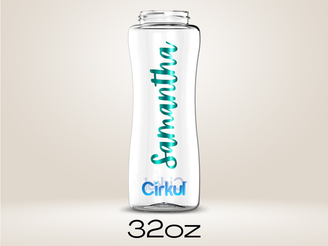 Name Label for Cirkul Bottle 22oz Metallic Finish -  in 2023