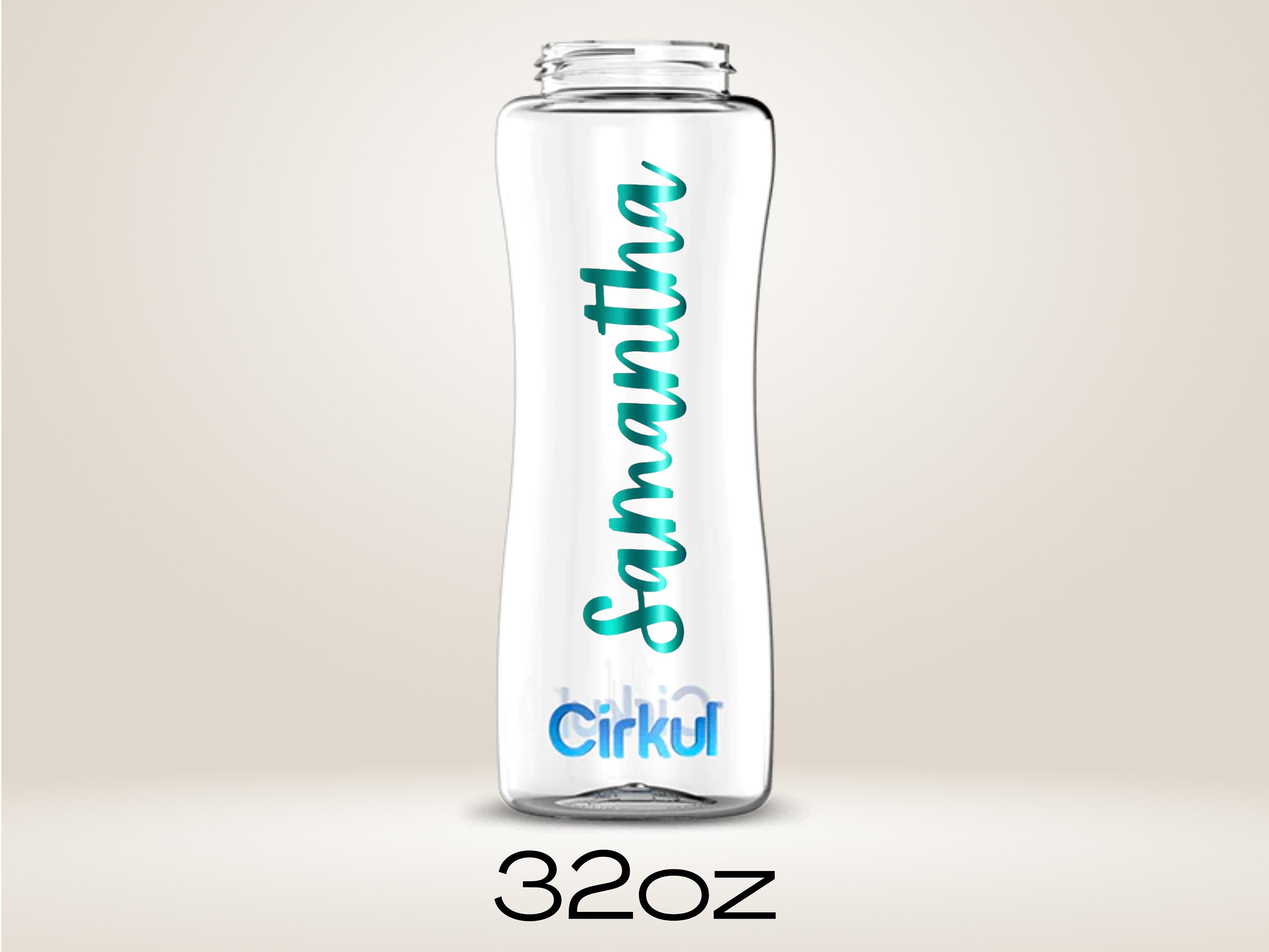 Stainless Steel Cirkul 32oz Vinyl Name Decal, Personalize Your Cirkul Water  Bottle, Quality Permanent Vinyl Sticker, Water Resistant Label 