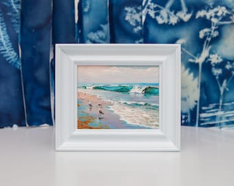 Oil Paintings, Sea, Seaside, Seascape, Ocean, Waves, Beach, Coastal, Seagulls, Seashore, Sans, Cornwall, Norfolk, Scotland, Devon, Dorset