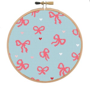Bow Pattern, Cross Stitch pattern, Cross Stitch