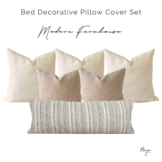 Natural throw pillows sale