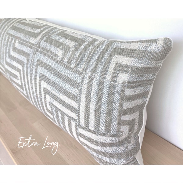 Long Lumbar Pillow for King Bed Etsy