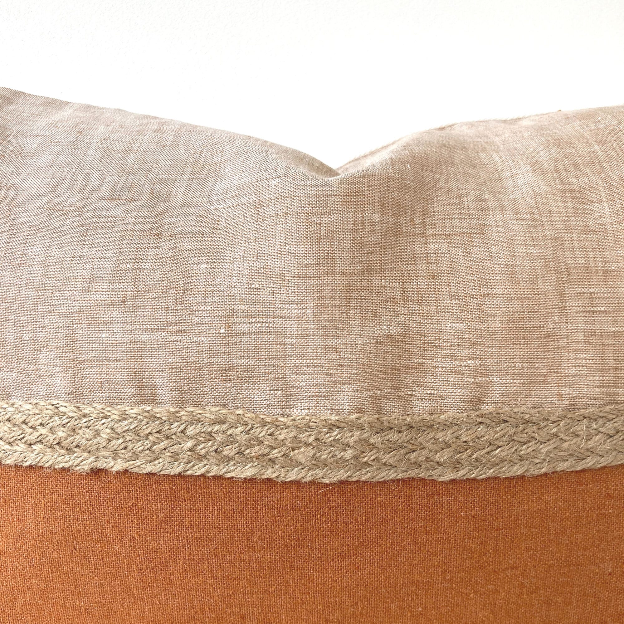 Lumbar Pillow Cover Burnt Orange Lumbar Pillowcase Little Etsy