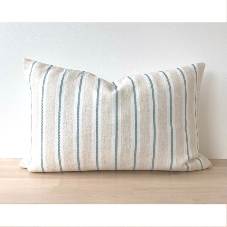 Mini Lumbar Pillow Cover Soft Natural Linen Cream Ivory Etsy